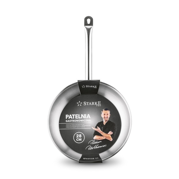 Patelnia stalowa na indukcję Starke Pro Gastro 28 cm