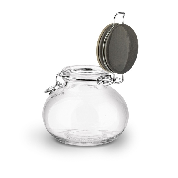 Słoik z klipsem i ceramiczną pokrywką Tadar 150 ml mix kolor&oacute;w