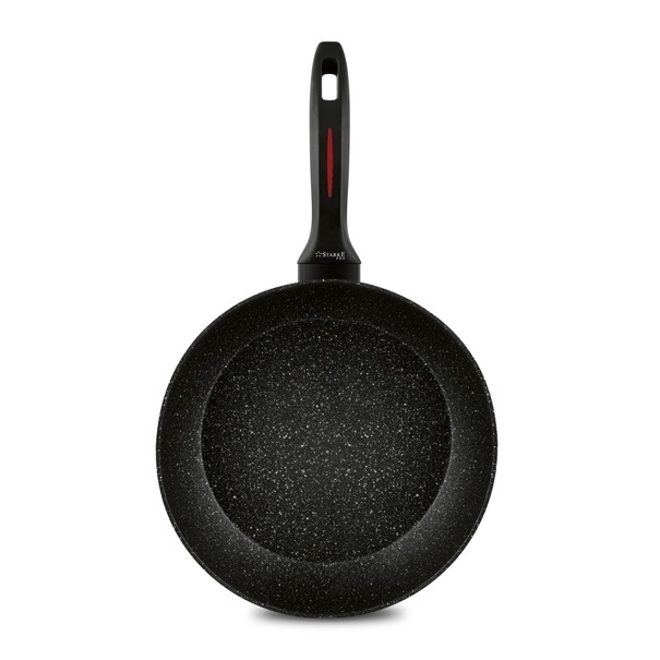 Zestaw 3 patelni ceramicznych głębokich Starke Pro Piccante 20 cm 24 cm 28 cm