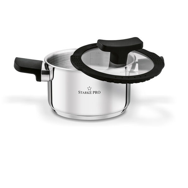 Zestaw garnk&oacute;w nierdzewnych z pokrywkami Starke Pro Eterno 8 element&oacute;w