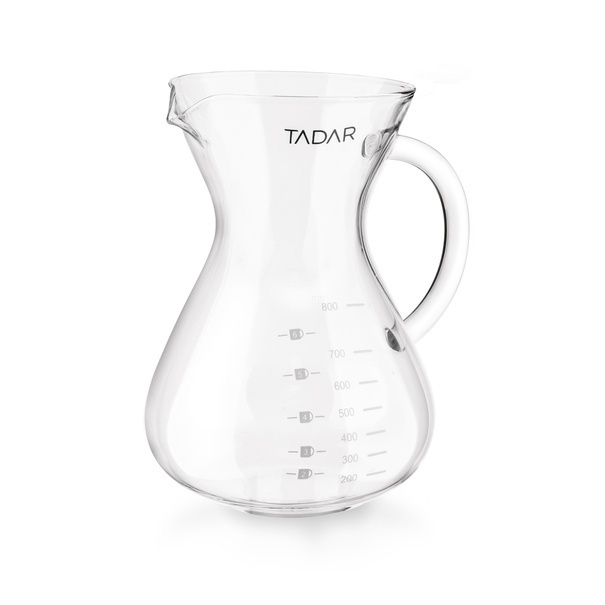 Dzbanek przelewowy do kawy i herbaty z zaparzaczem Tadar Freddo 800 ml