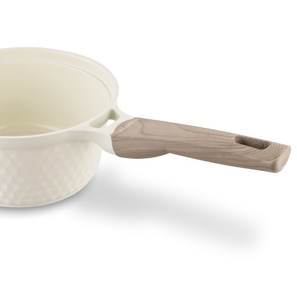 Komplet garnk&oacute;w ceramicznych 9 element&oacute;w Konighoffer Rosti kremowe