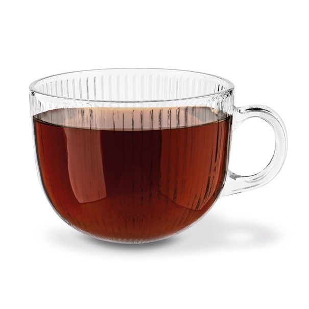 Kubek szklany Tadar Jumbo Paski 450 ml