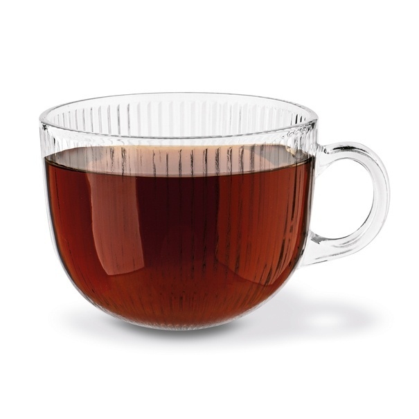 Kubki szklane Tadar Jumbo Paski 450 ml 6 sztuk