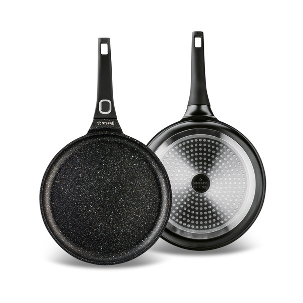 Patelnia do naleśników marmurowa na indukcję Starke Pro Svart Marble 28 cm