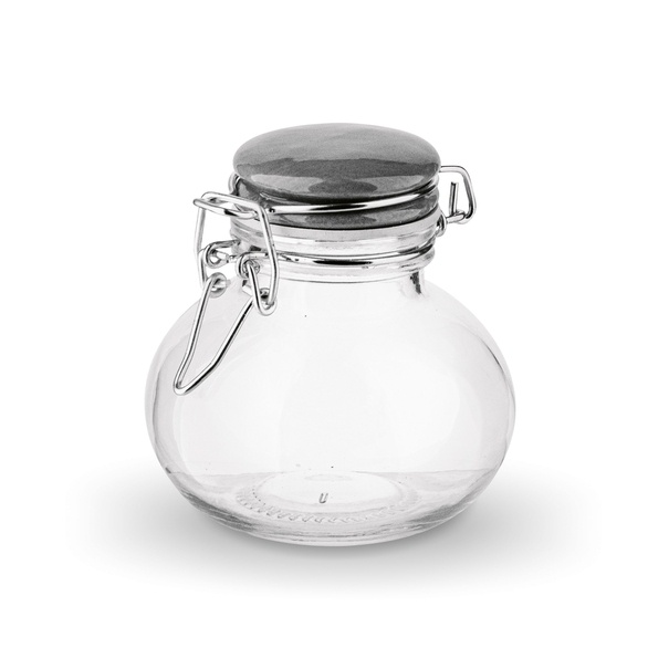 Słoik z klipsem i ceramiczną pokrywką Tadar 150 ml mix kolor&oacute;w