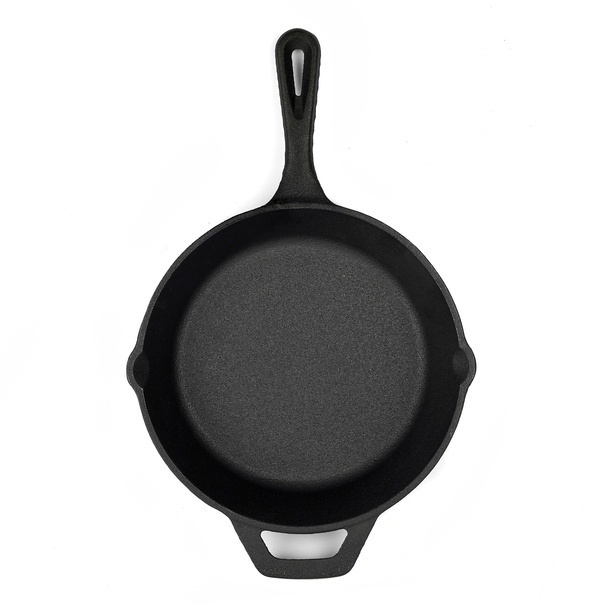 Zestaw 3 patelni żeliwnych z nakładką silikonową Konighoffer 20 cm 24,5 cm 29 cm