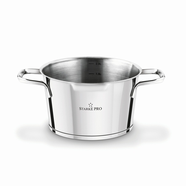 Zestaw garnk&oacute;w nierdzewnych z pokrywkami Starke Pro Speziale 8 element&oacute;w