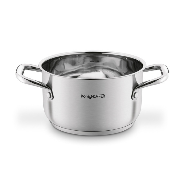 Zestaw garnk&oacute;w ze stali nierdzewnej Konighoffer Inoxera 8 element&oacute;w