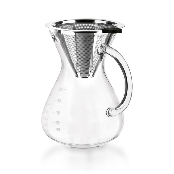 Dzbanek przelewowy do kawy i herbaty z zaparzaczem Tadar Freddo 800 ml