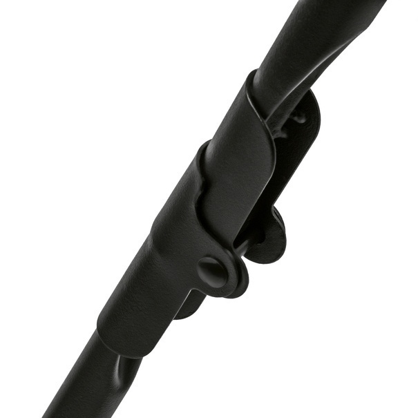 Suszarka balkonowa teleskopowa Konighoffer Spring Black 108-190 x 56 x 94 cm