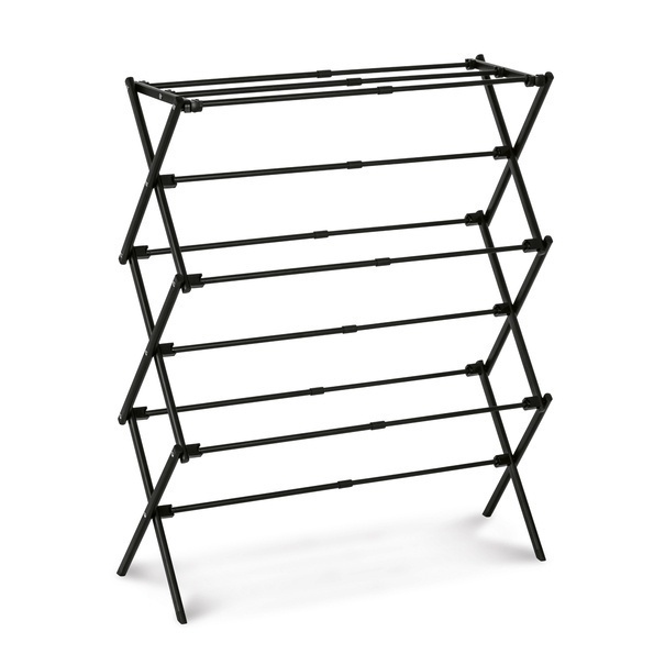 Suszarka na pranie pionowa teleskopowa Konighoffer Cortina 77.5 x 28 x 95 cm czarna