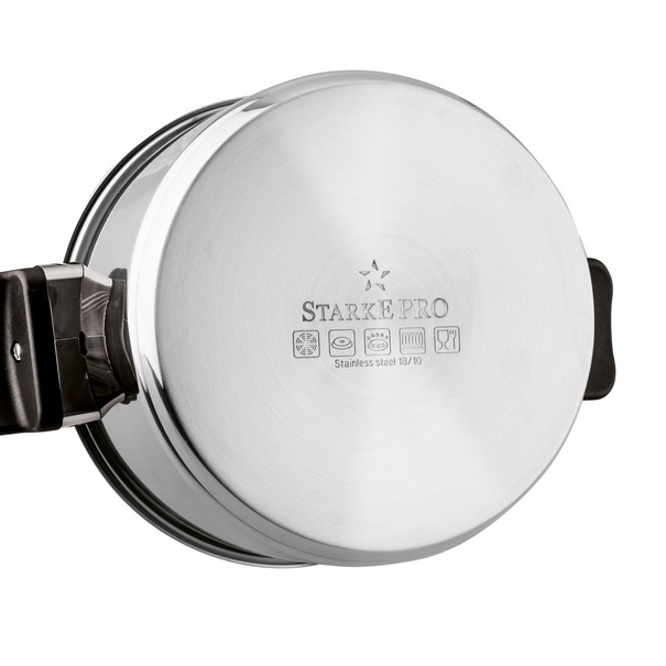 Zestaw garnk&oacute;w nierdzewnych z pokrywkami Starke Pro Eterno 8 element&oacute;w