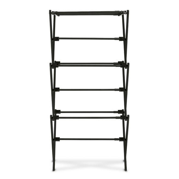 Suszarka na pranie pionowa teleskopowa Konighoffer Cortina 77.5 x 28 x 95 cm czarna