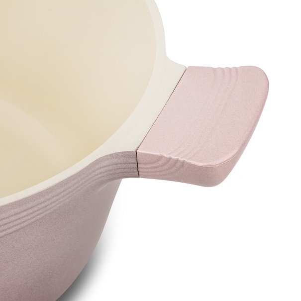 Zestaw garnk&oacute;w ceramicznych na indukcję Starke Pro Naturale Rose Gold 10 element&oacute;w
