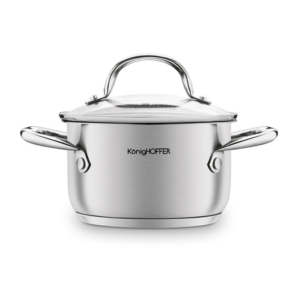 Zestaw garnk&oacute;w ze stali nierdzewnej Konighoffer Inoxera 8 element&oacute;w