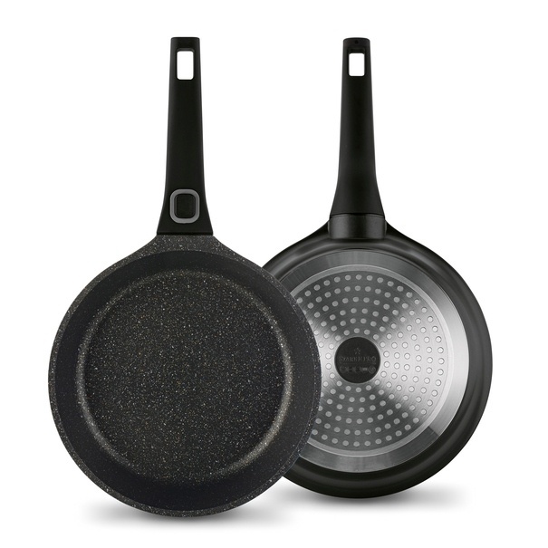 Zestaw 3 patelni marmurowych na indukcję Starke Pro Svart Marble 20 cm 24 cm 28 cm