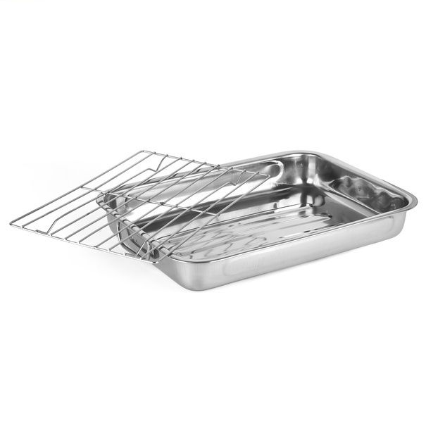 Brytfanna ze stali nierdzewnej z rusztem Tadar 35 cm