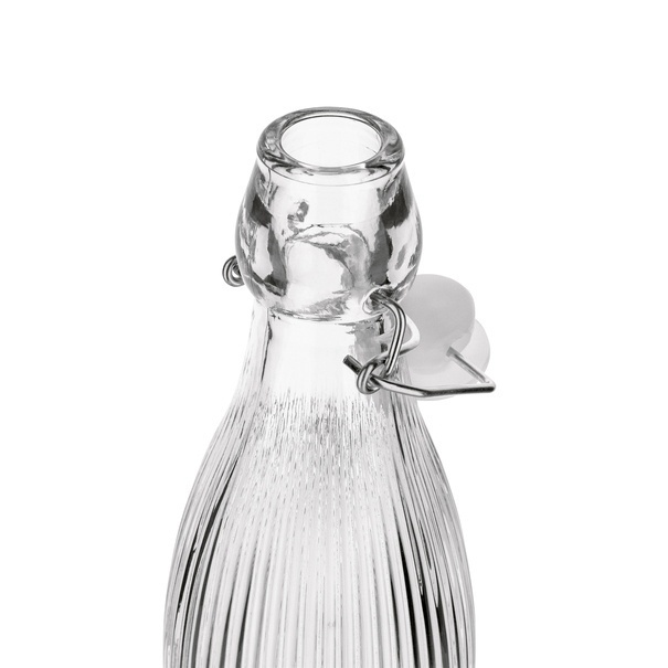 Butelka szklana z klipsem Tadar Paski 550 ml