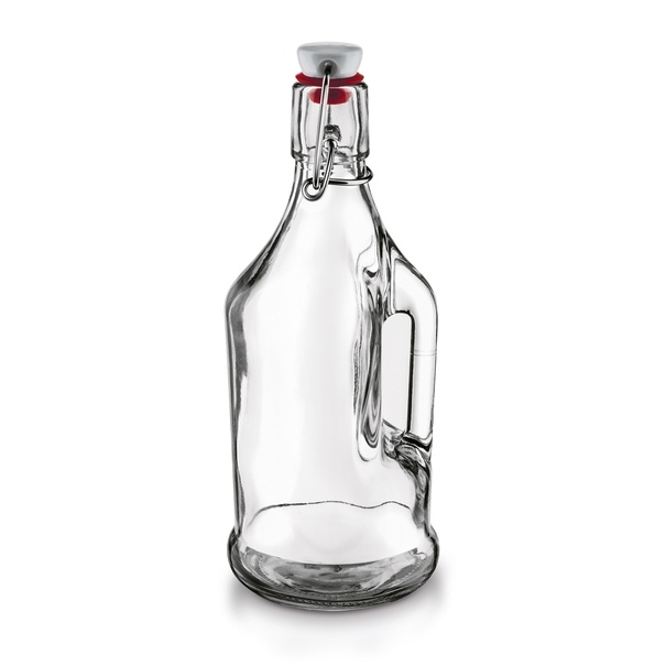 Butelka szklana z rączką i klipsem Tadar 500 ml