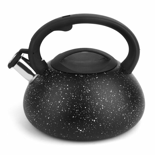 Czajnik z gwizdkiem KonigHOFFER Black Marble 3 l czarny