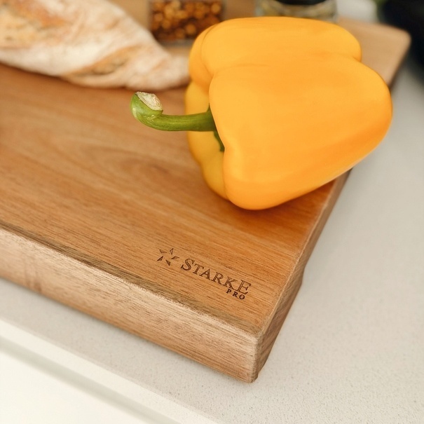 Deska do krojenia i serwowania akacjowa XXL Premium Starke Pro 50 x 26 x 4,5 cm