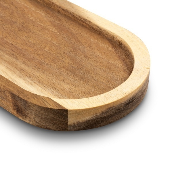Deska do serwowania dekoracyjna akacjowa Tadar 30 x 12 cm