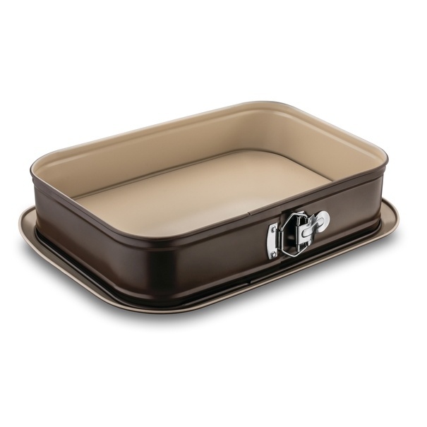 Forma prostokątna z podstawą i powłoką ceramiczną Tadar 35,5 x 24,5 x 8 cm