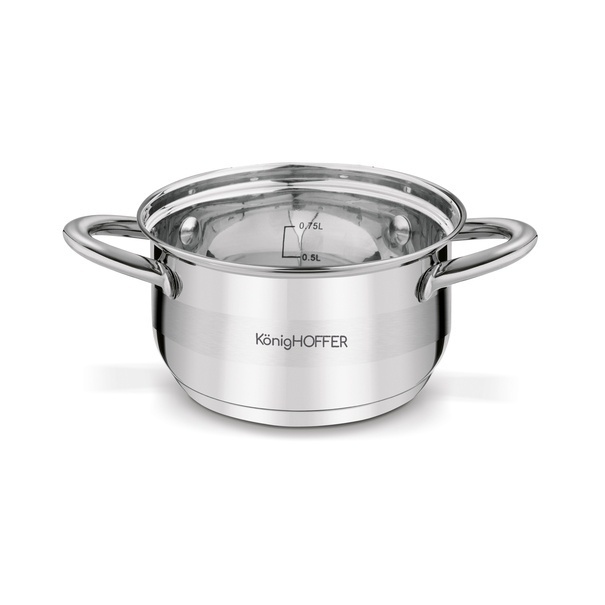 Garnek na indukcję ze stali nierdzewnej Konighoffer Faro 1,2 l