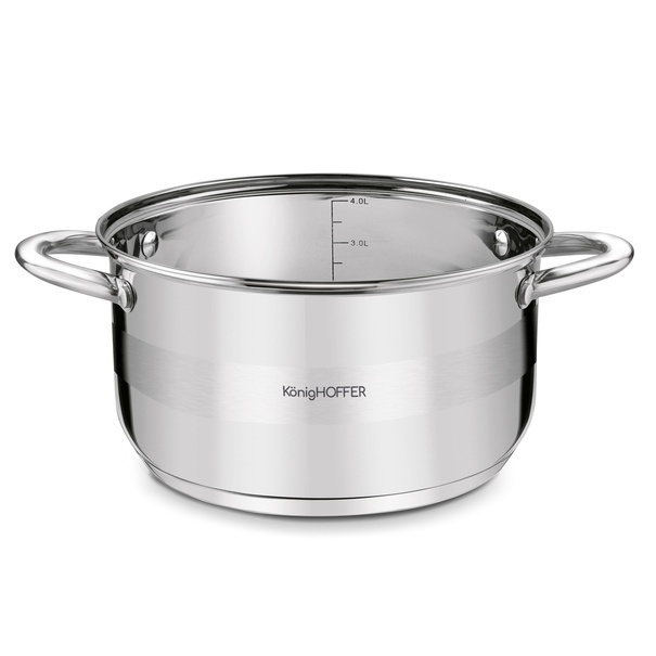 Garnek na indukcję ze stali nierdzewnej Konighoffer Faro 4,7 l
