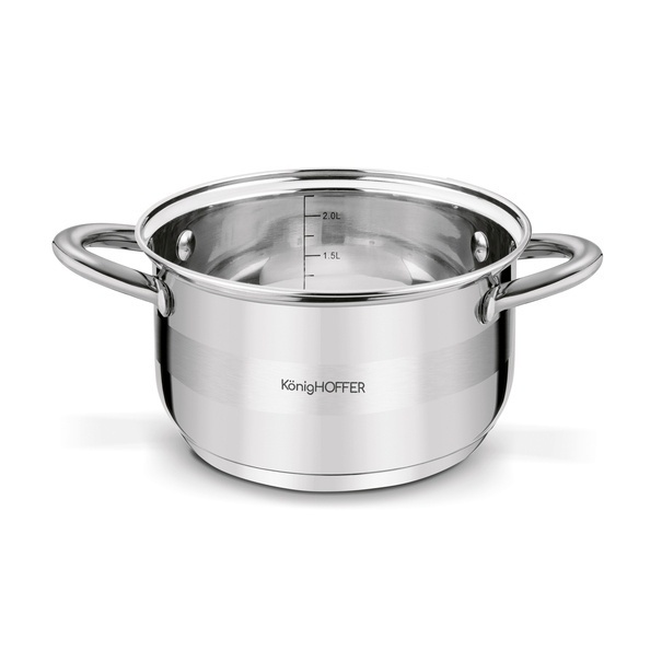 Garnek na indukcję ze stali nierdzewnej Konighoffer Faro 2,6 l