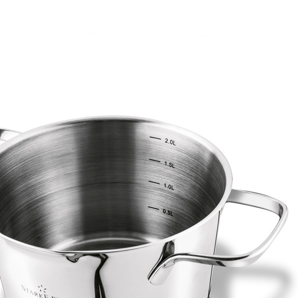 Garnek nierdzewny z pokrywką Starke Pro Speziale 2,2 l