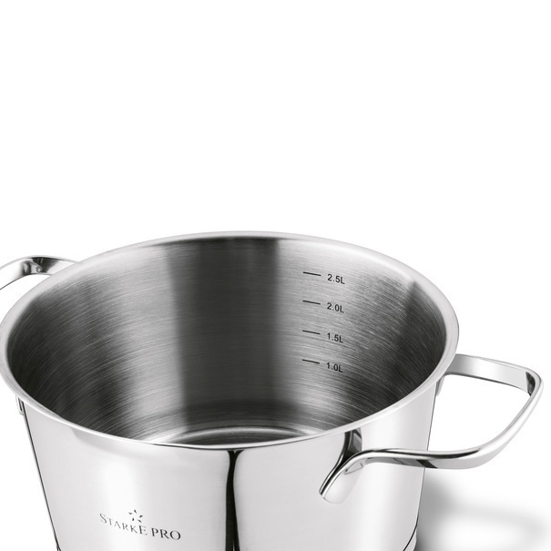 Garnek nierdzewny z pokrywką Starke Pro Speziale 3,1 l
