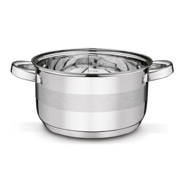 Komplet 3 garnk&oacute;w stalowych Tadar Roger II 16 cm 20 cm 24 cm