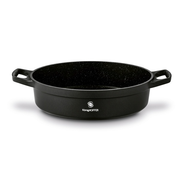 Patelnia aluminiowa na indukcję krótkie uchwyty Konighoffer Vitello 32 cm