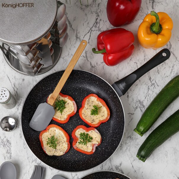 Patelnia na indukcję z pokrywką Tadar Amarantina Grey 28 cm