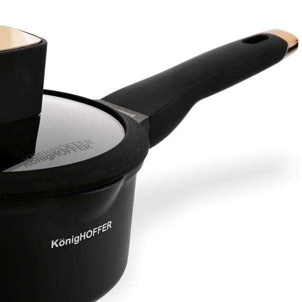 Rondel na indukcję z pokrywką Konighoffer Black Rose 1,3 l