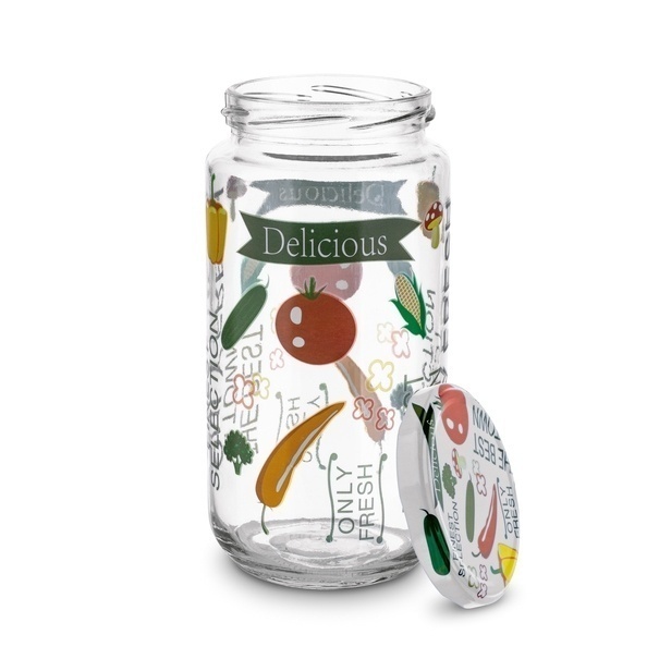 Słoiki szklane z metalową zakrętką Tadar Papryka 950 ml 6 sztuk