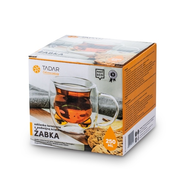 Szklanka termiczna do kawy i herbaty Tadar Sublime Żabka 230 ml