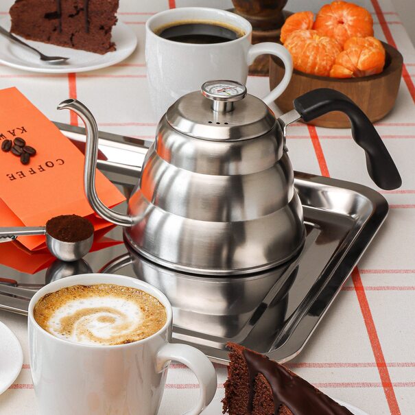 Taca metalowa nierdzewna Tadar 44,5 x 29,5 cm prostokątna