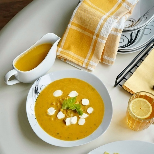 Talerz głęboki kwadratowy Tadar Dolce Vita 21,5 cm