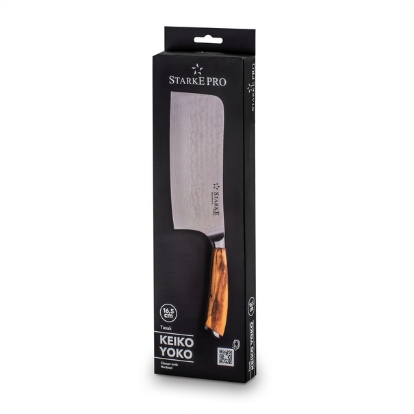 Tasak kuchenny z twardej stali Starke Pro Keiko Yoko 16,5 cm
