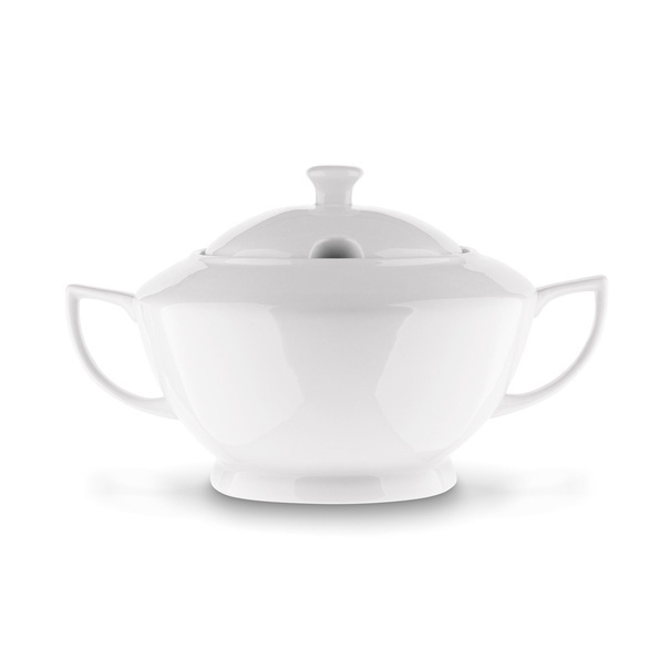Waza do zupy porcelanowa Tadar II 3 l biała