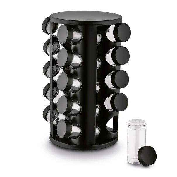 Zestaw przyprawnik&oacute;w Konighoffer Favaro 21 element&oacute;w czarny