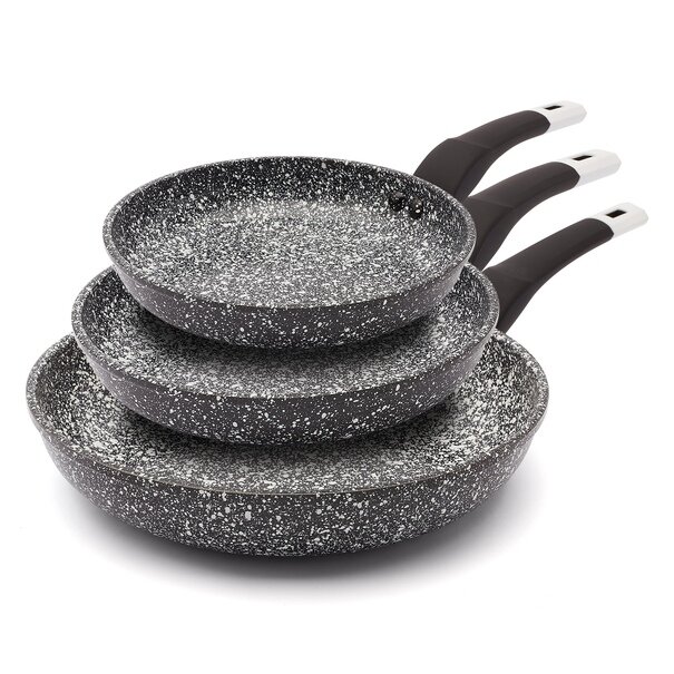 Zestaw trzech patelni ceramicznych Konighoffer Kingstone 18 cm 20 cm 24 cm