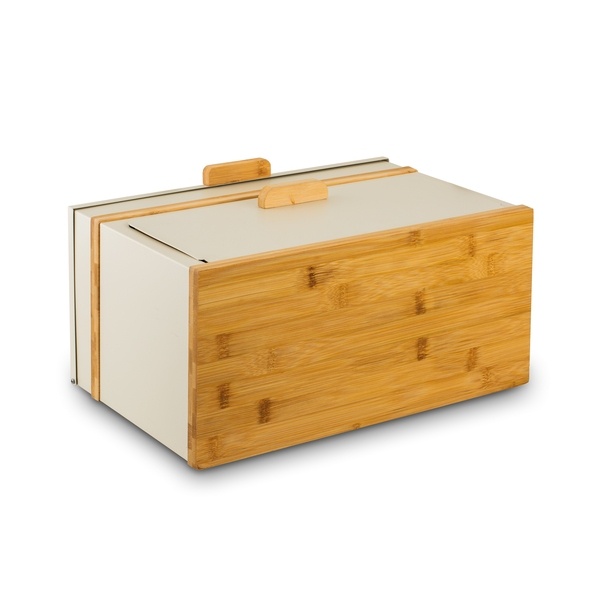 Chlebak stalowy dwupoziomowy Konighoffer Artesano 38 x 18 x 23 cm kremowy