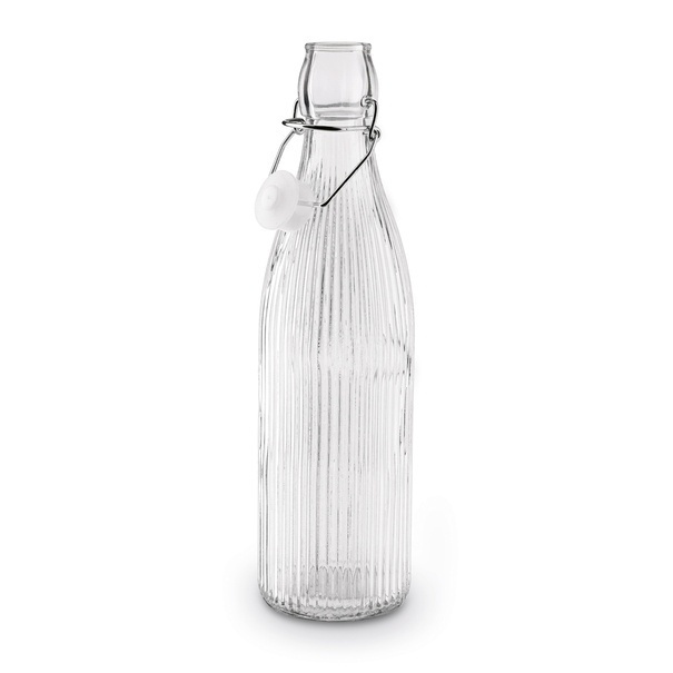 Butelka szklana z klipsem Tadar Paski 550 ml