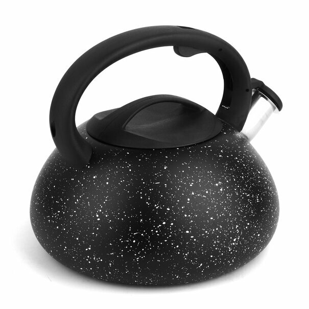 Czajnik z gwizdkiem KonigHOFFER Black Marble 3 l czarny