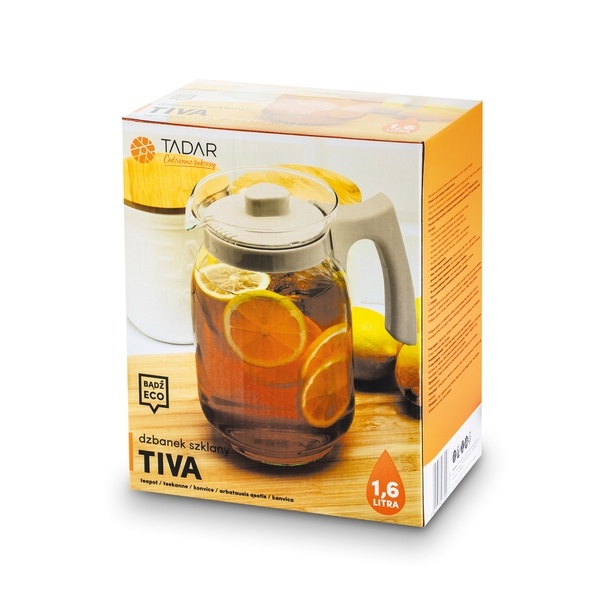 Dzbanek szklany do napoj&oacute;w Tadar Tiva 1,6 l