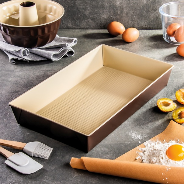 Forma uniwersalna z powłoką ceramiczną Tadar prostokątna 40 x24 x 6 cm